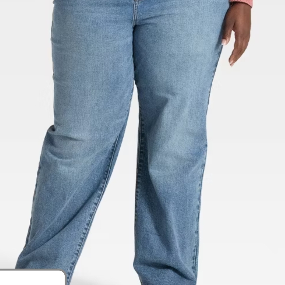 Ava & Viv Light Blue Straight Leg Jeans